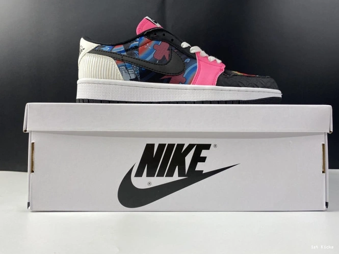1st Kicks Shoes Low CW0418-006 Retro 1 Year (2020) Chinese Jordan New 0814